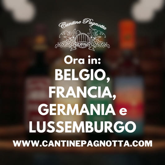 Cantine Pagnotta ora consegna anche in Belgio, Francia, Germania e Lussemburgo!